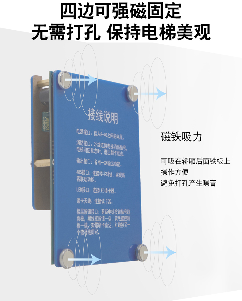 電梯控制板支持IC刷卡4G藍(lán)牙RS485/232消防報(bào)警軟件APP小程序開(kāi)發(fā)