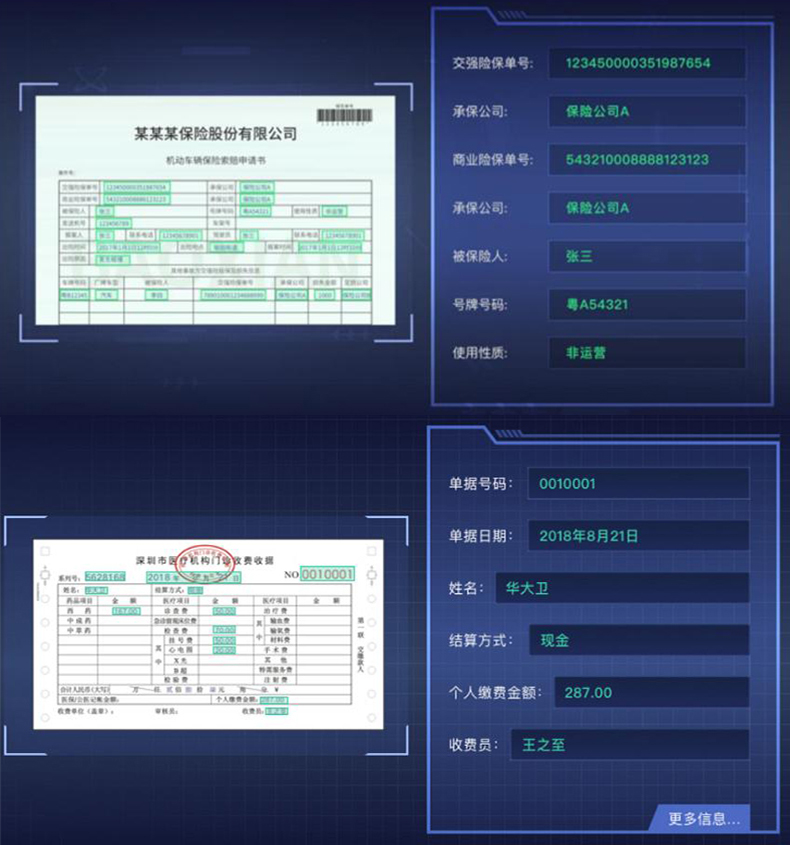 文檔證件物流醫(yī)療海關單據(jù)財務發(fā)票信息OCR識別SKD定制開發(fā)小程序